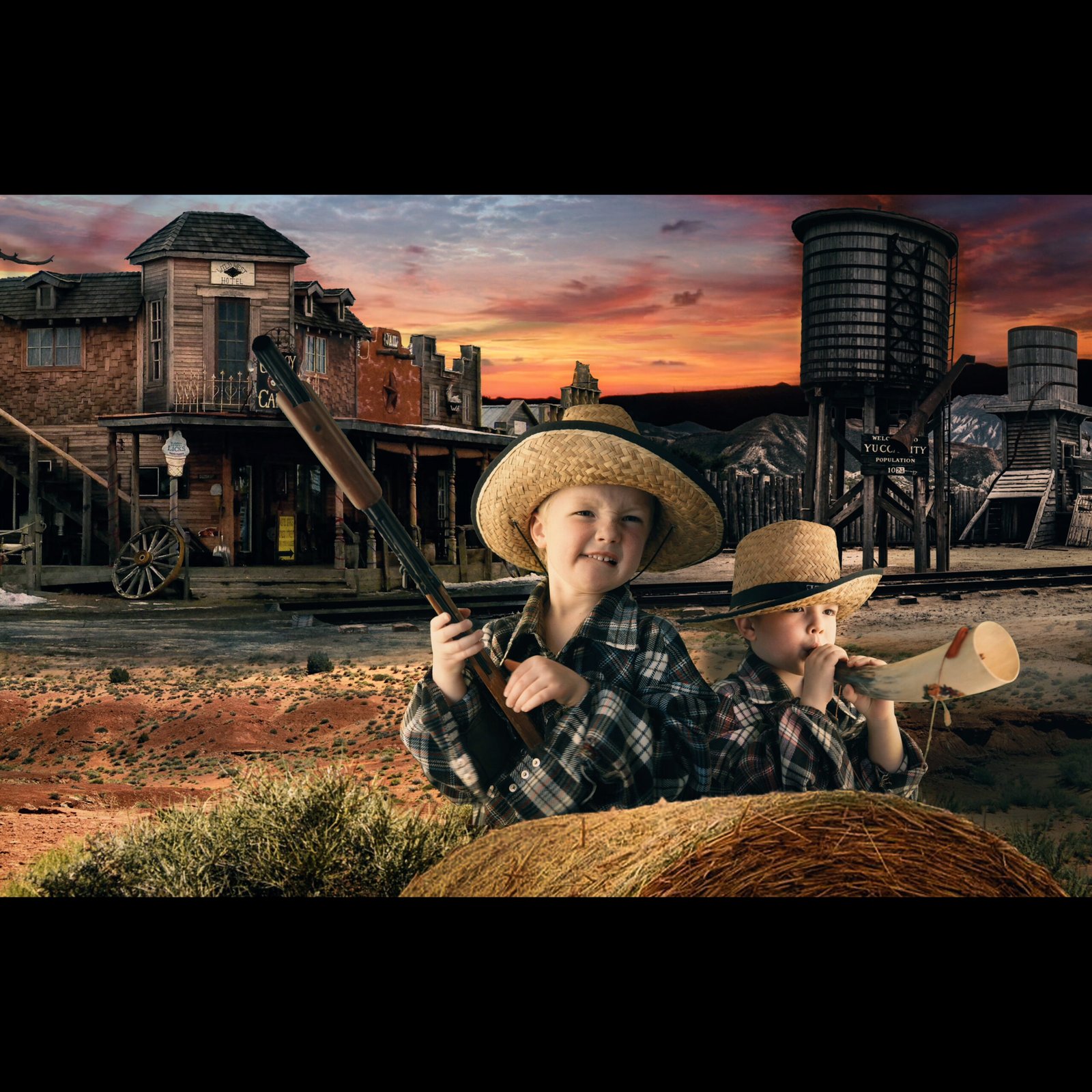 Studio production shot